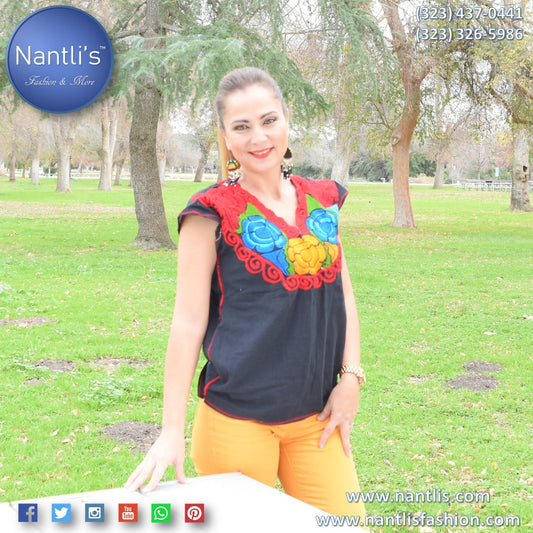 Blusas Bordadas Mexicanas Finas