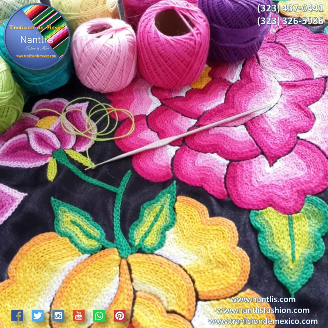 Blusas y vestidos bordados - Tradicion de Mexico