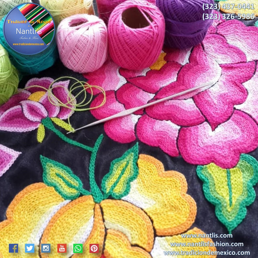 Blusas y vestidos bordados - Tradicion de Mexico