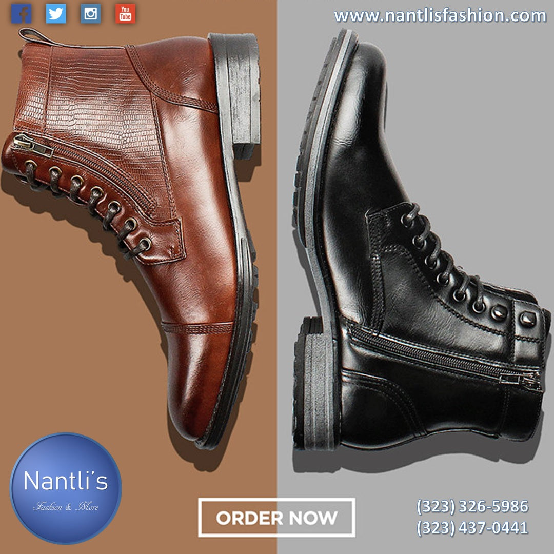 Botas modernas para hombre