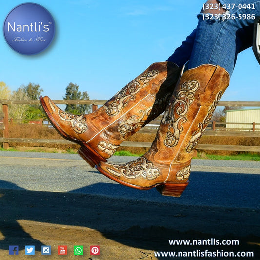 Women's Western Boots - Botas Vaqueras de Mujer