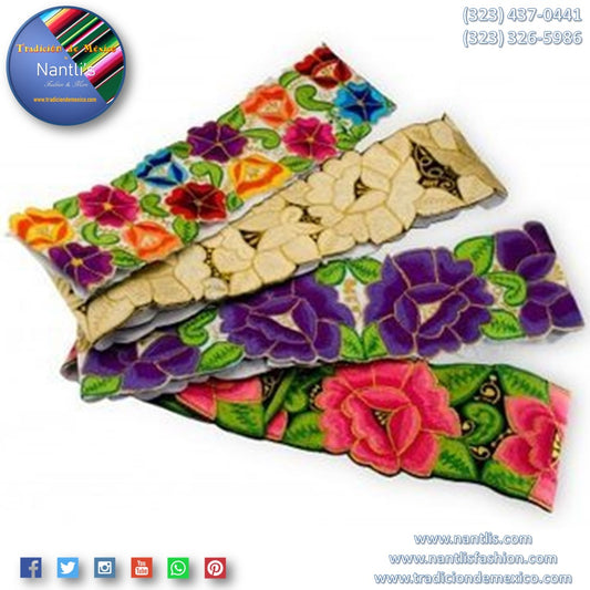 Mexican Embroidered Belts