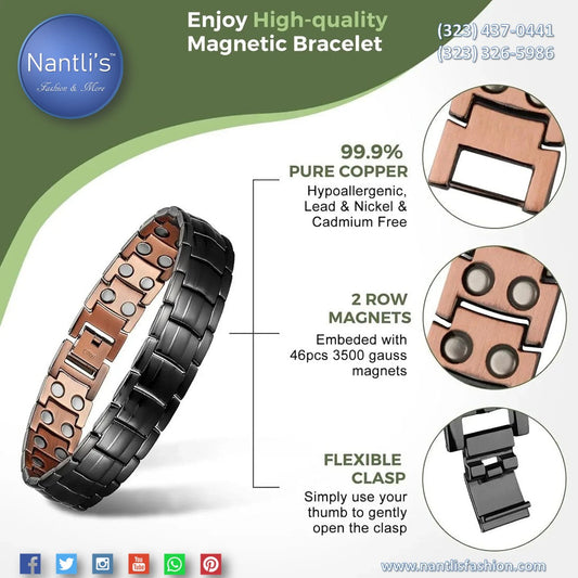 Discover the Power of Magnetic Therapy Bracelets at Nantlis!