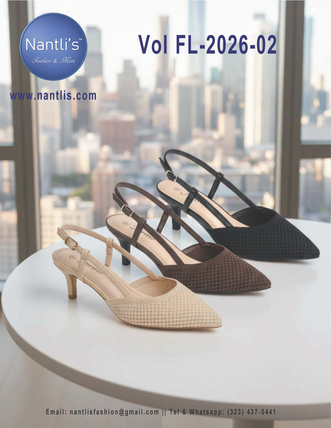 Catalogo Nantlis Vol FL-2026-02 Zapatos por Mayoreo Wholesale Shoes