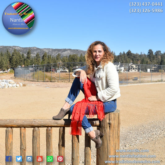 Rebozo tradicional de Mexico
