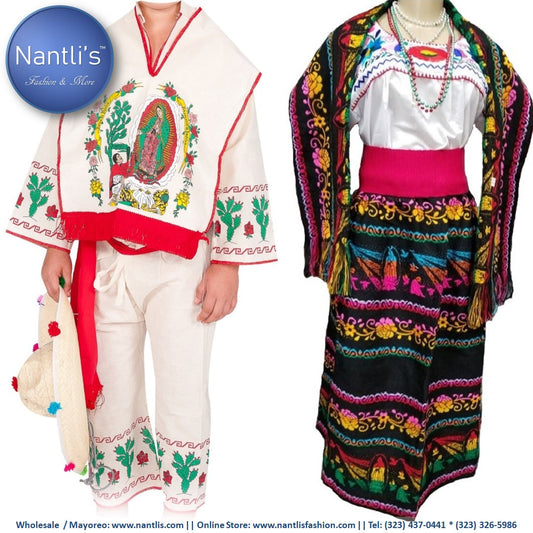 Trajes tradicionales de Mexico - Virgen de Guadalupe
