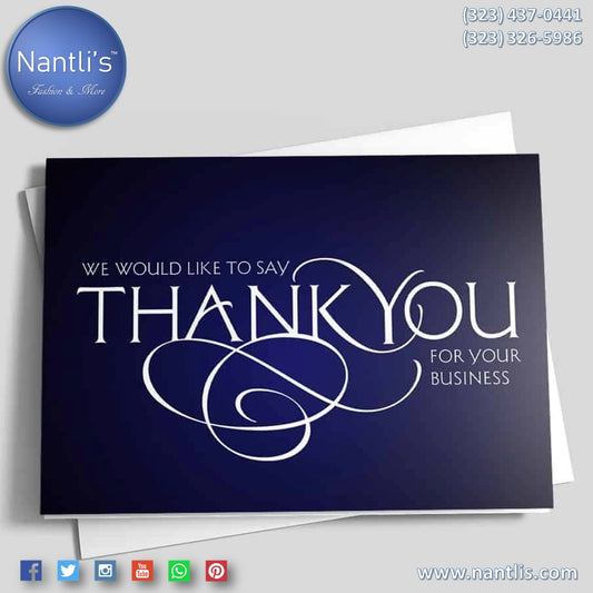 Thank you Customers Nantlis Gracias Clientes