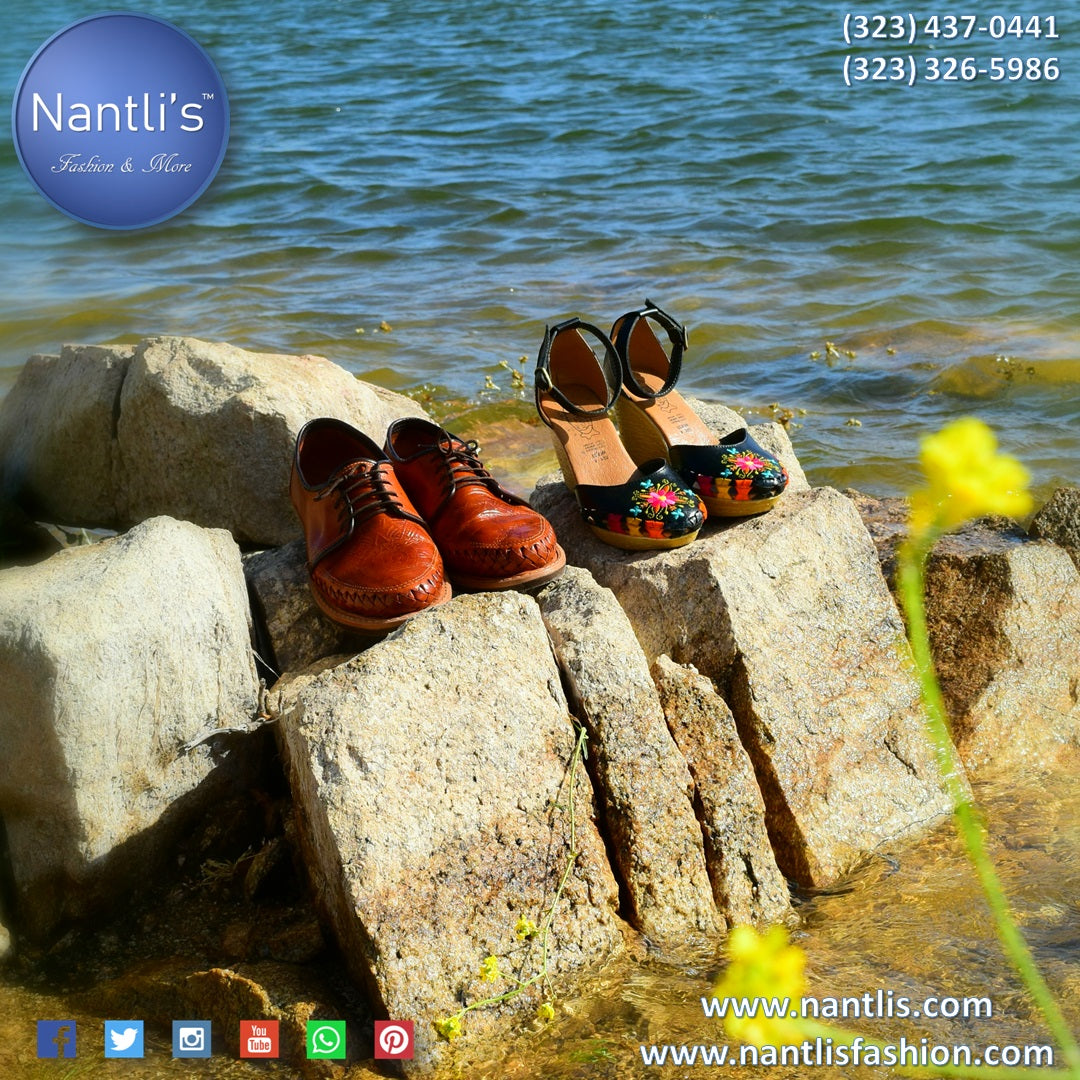 Zapatos artesanales de Mexico