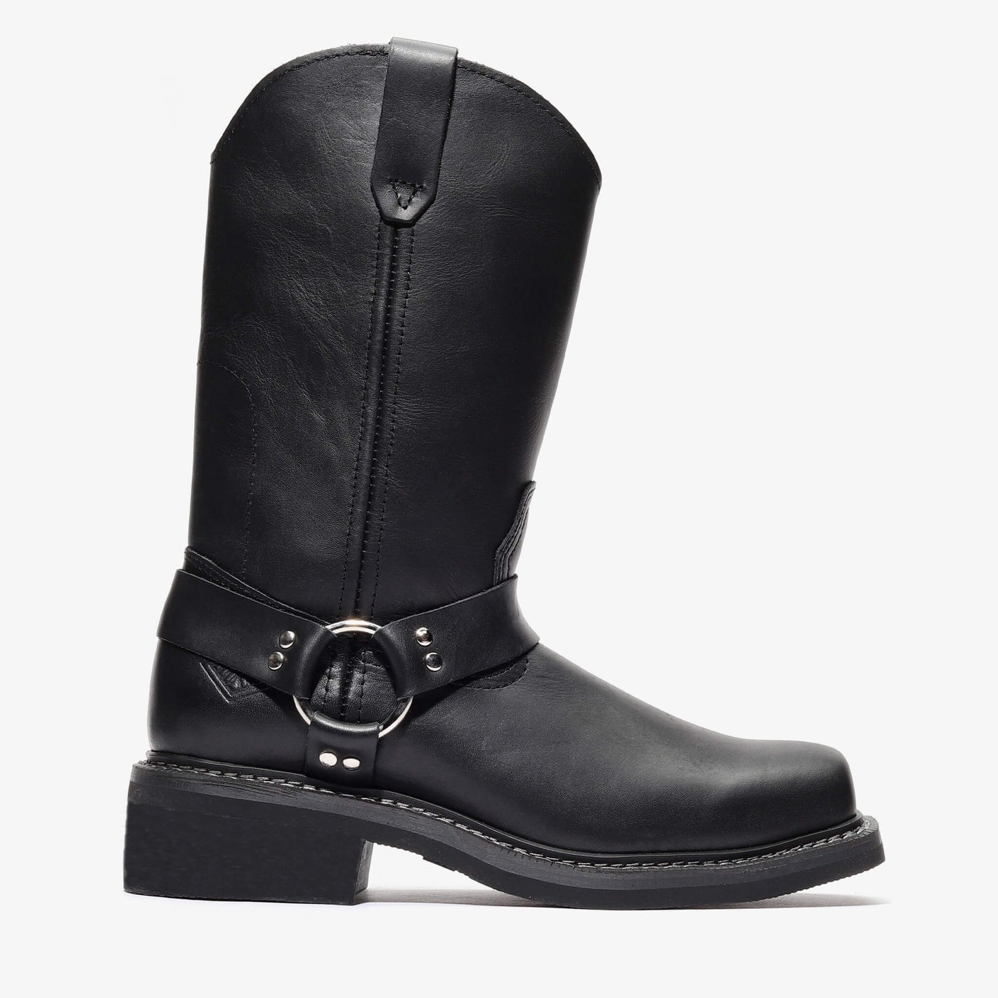 Biker Style Work Boots BA-122 Black Botas de trabajo vaqueras