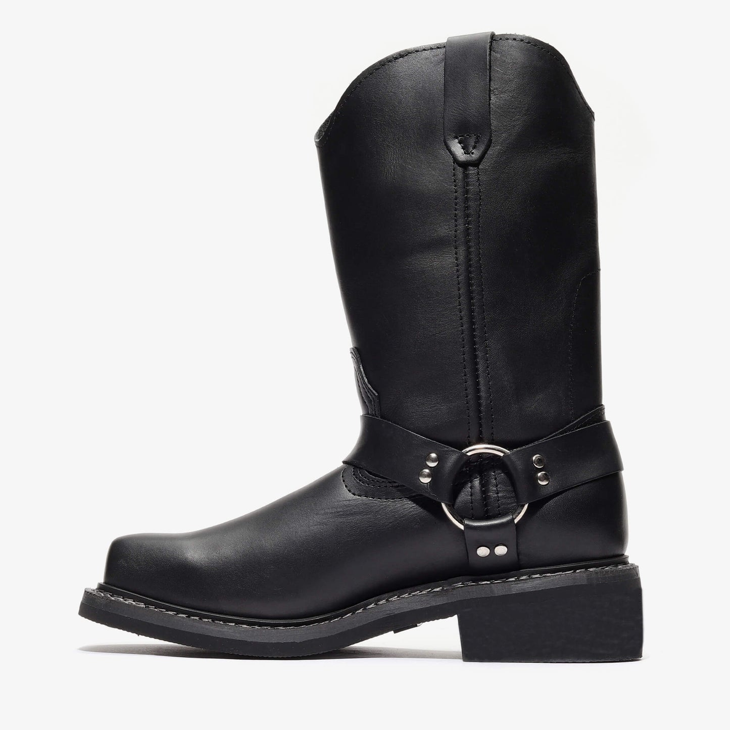 Biker Style Work Boots BA-122 Black Botas de trabajo vaqueras