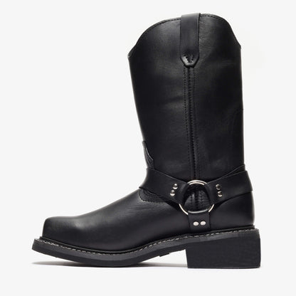 Biker Style Work Boots BA-122 Black Botas de trabajo vaqueras