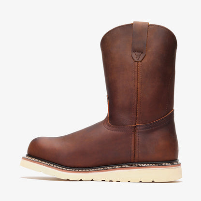 Rancher Work Boots BA-142 Crazy Brown Botas de trabajo vaqueras