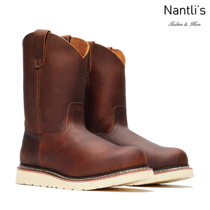 Rancher Work Boots BA-142 Crazy Brown Botas de trabajo vaqueras