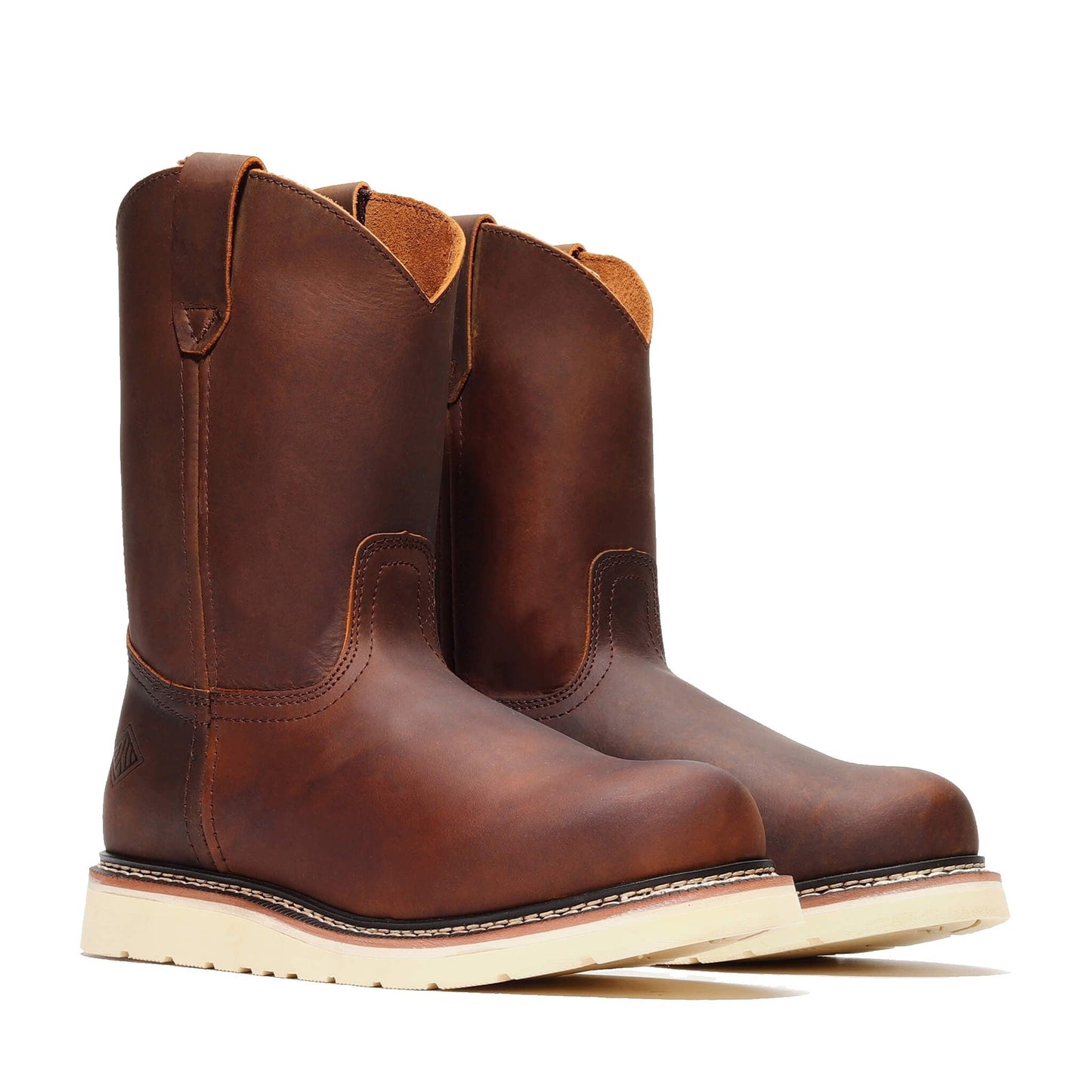 Rancher Work Boots BA-142 Crazy Brown Botas de trabajo vaqueras