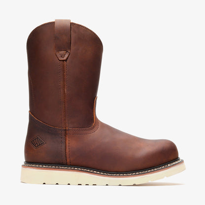 Rancher Work Boots BA-142 Crazy Brown Botas de trabajo vaqueras