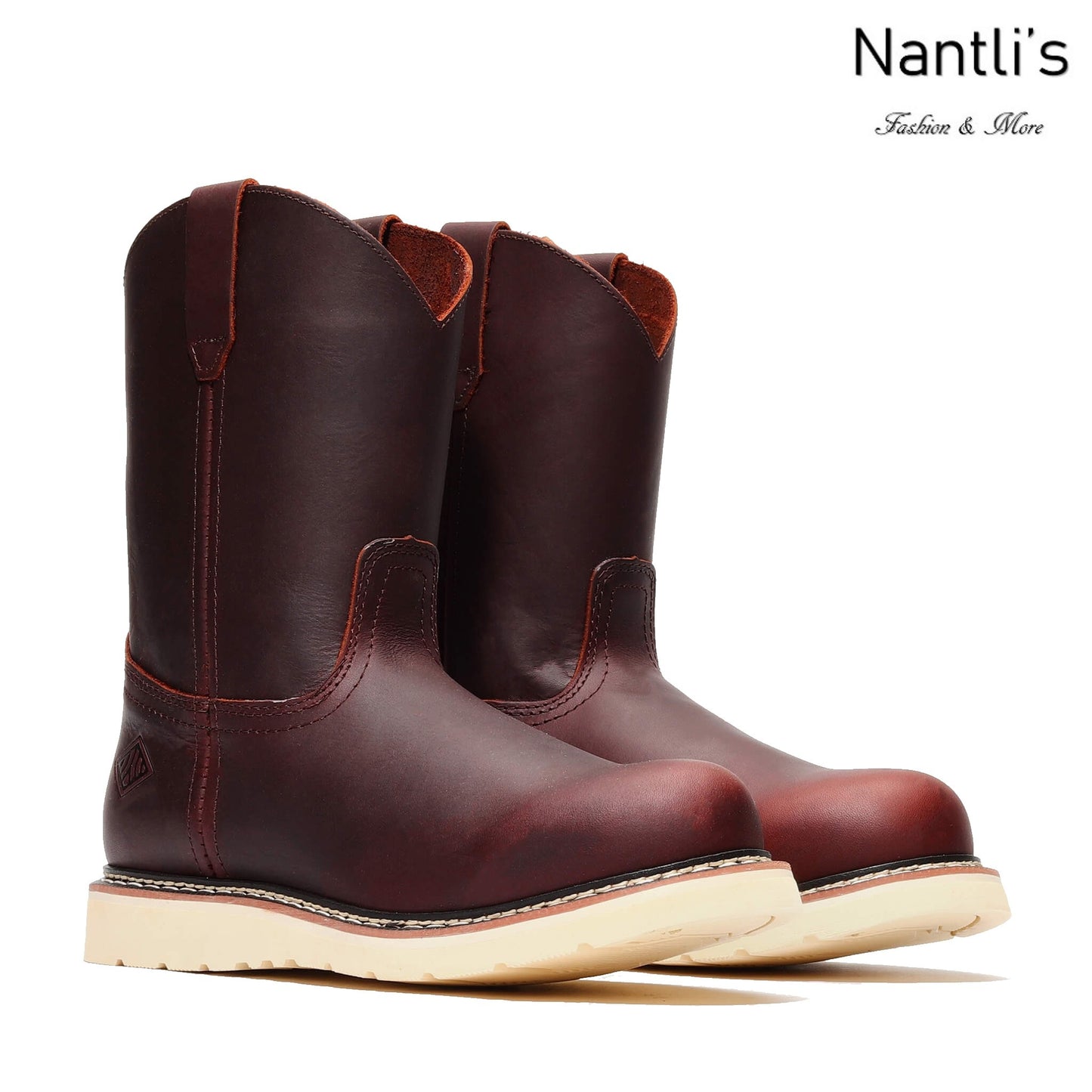 Rancher Work Boots BA-142 Burgundy Botas de trabajo vaqueras