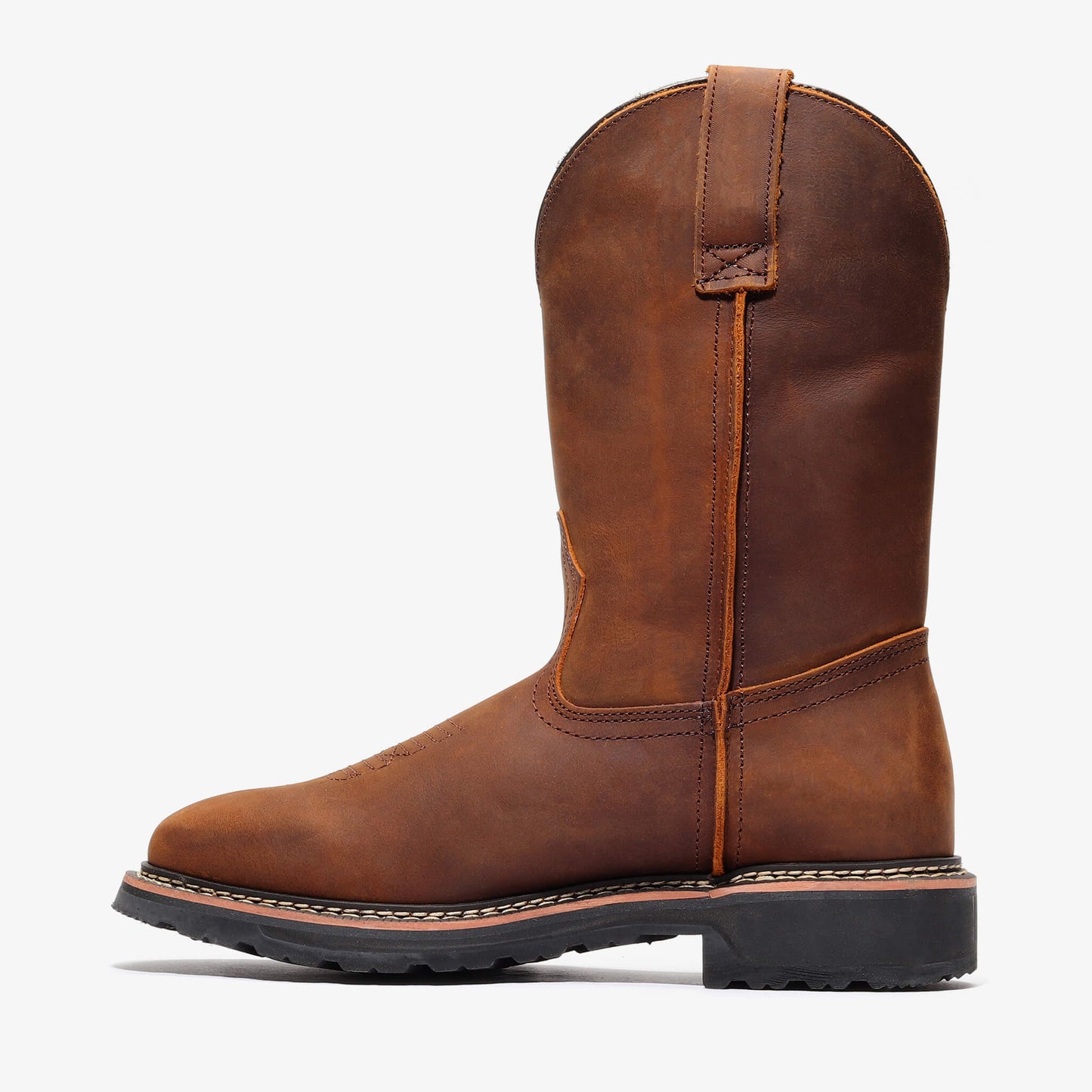 Rancher Work Boots BA-171 Crazy Brown Botas de trabajo vaqueras