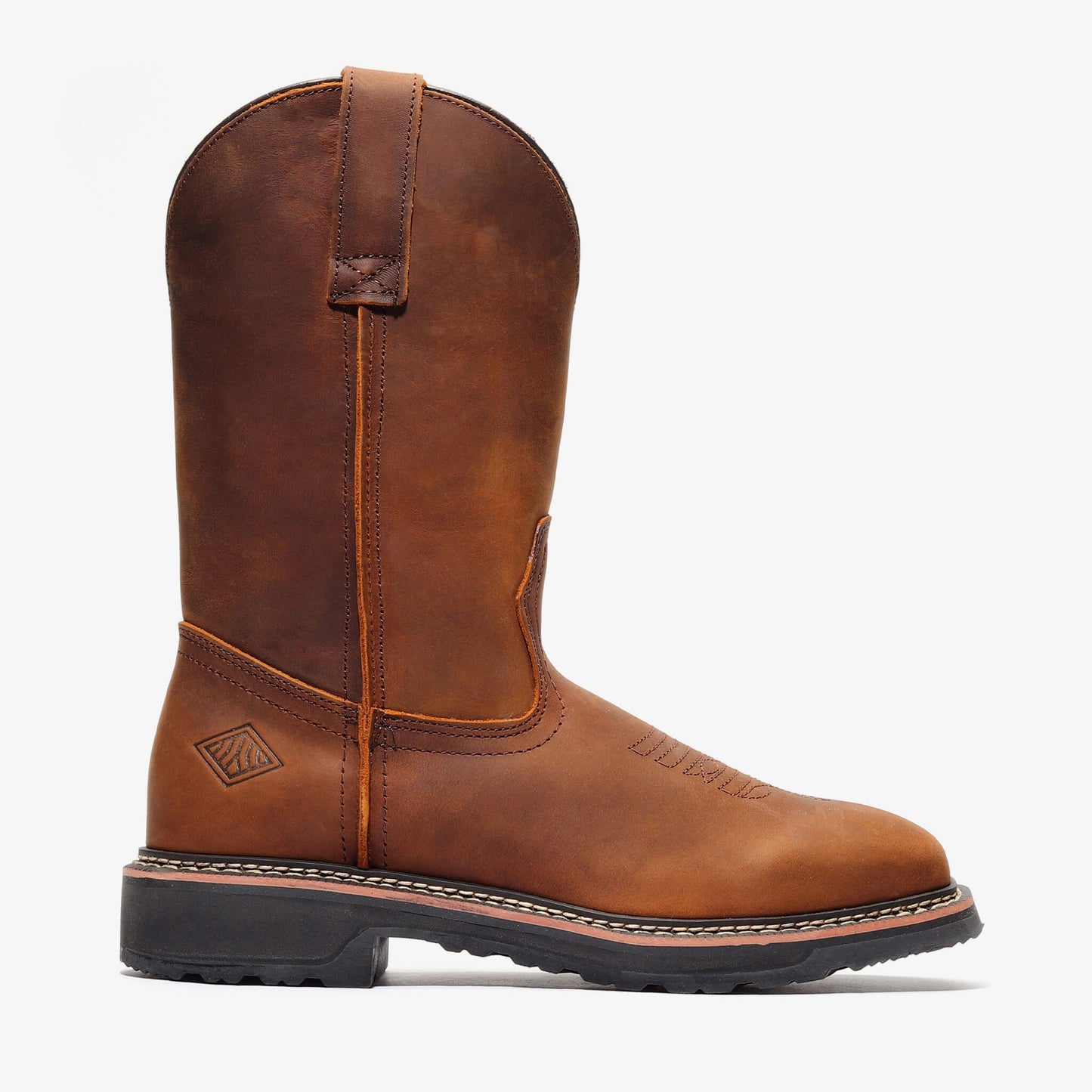 Rancher Work Boots BA-171 Crazy Brown Botas de trabajo vaqueras