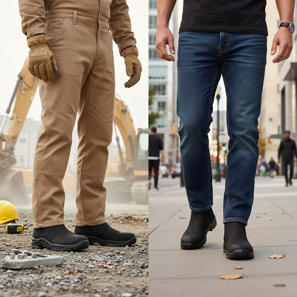 Chelsea Work Boots BA-601 Black Botas de trabajo