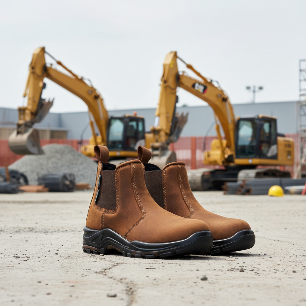 Chelsea Work Boots BA-601 Dark Brown Botas de trabajo