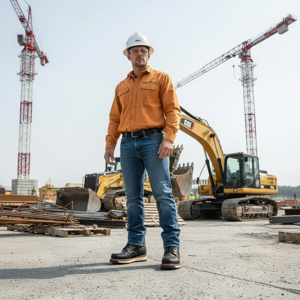 Work Boots BA-612 Black Work Botas de Trabajo