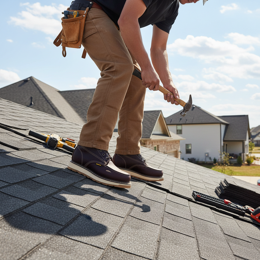 Work Boots BA-612 Burgundy Work Botas de Trabajo