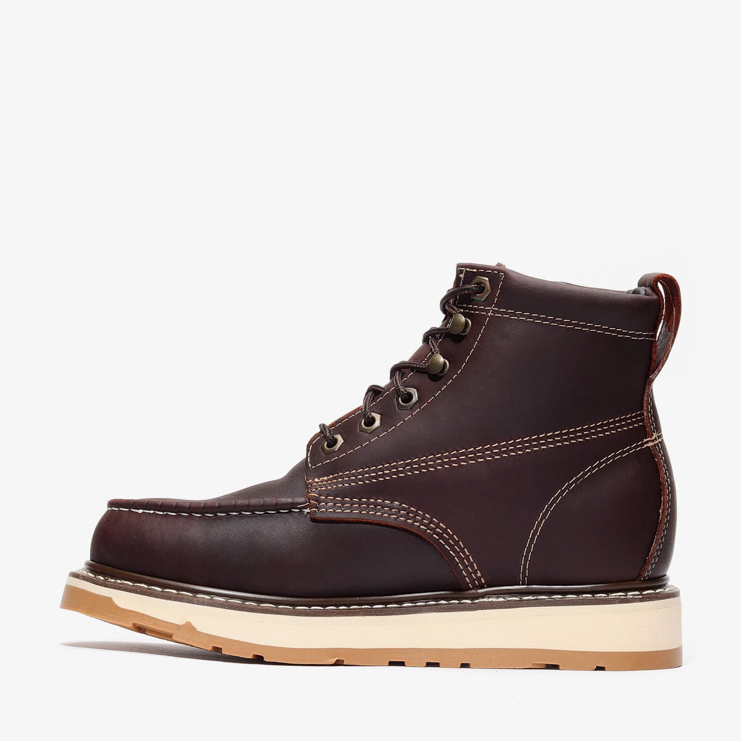 Work Boots BA-612 Burgundy Work Botas de Trabajo