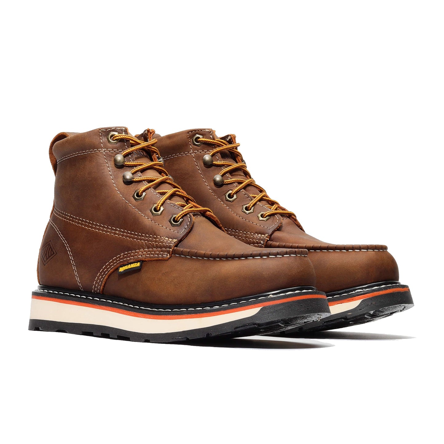 Work Boots BA-612 Crazy Brown Work Botas de Trabajo