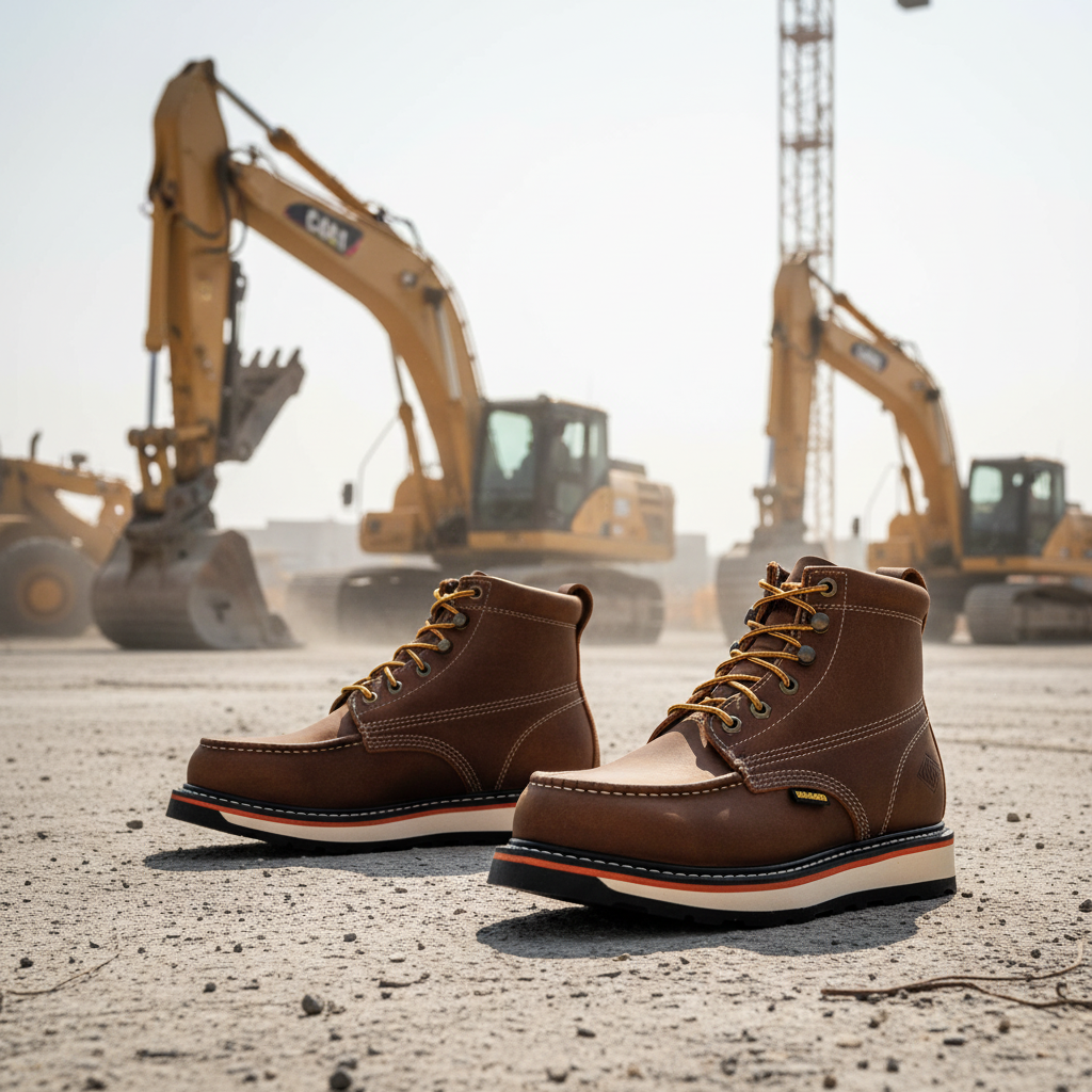 Work Boots BA-612 Crazy Brown Work Botas de Trabajo