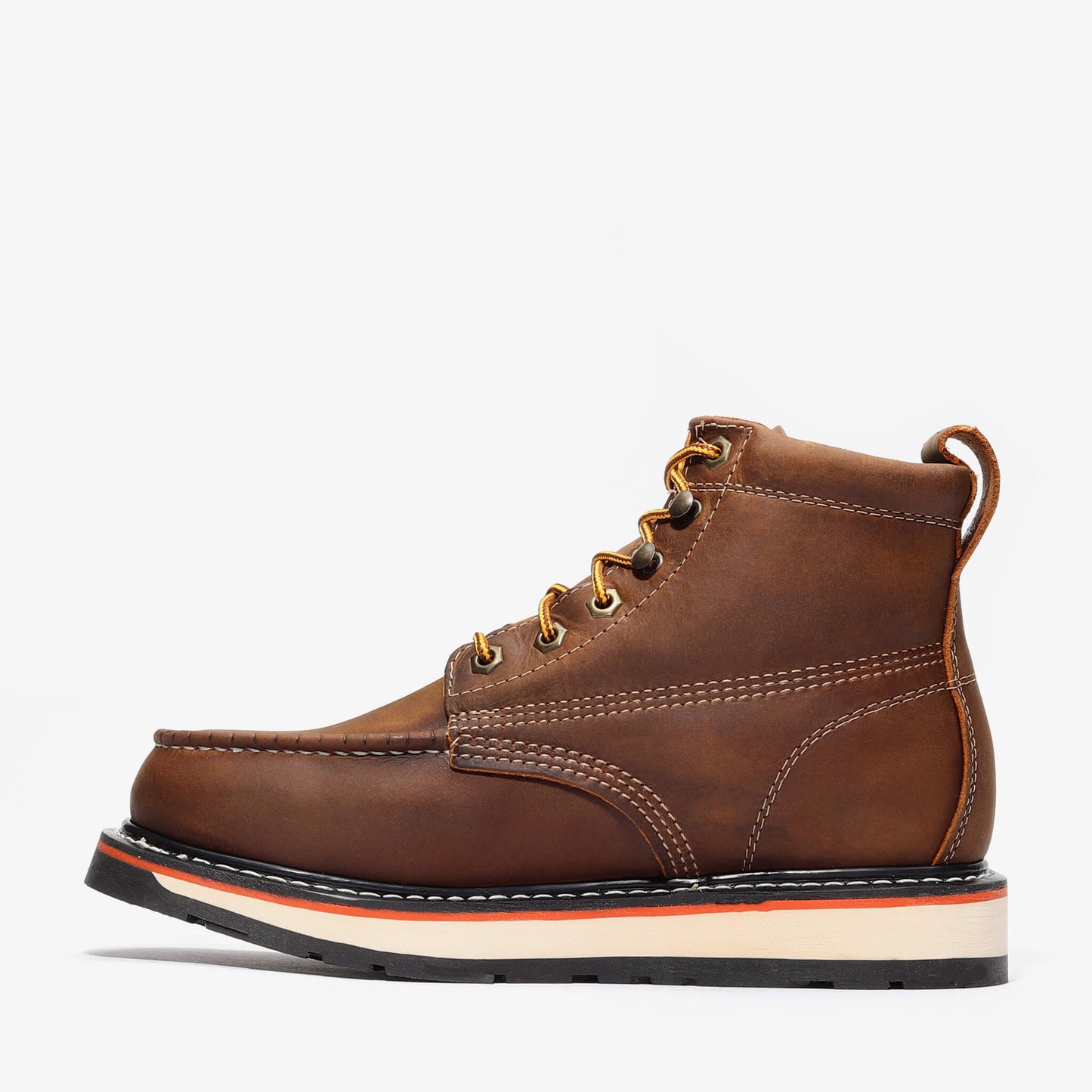 Work Boots BA-612 Crazy Brown Work Botas de Trabajo