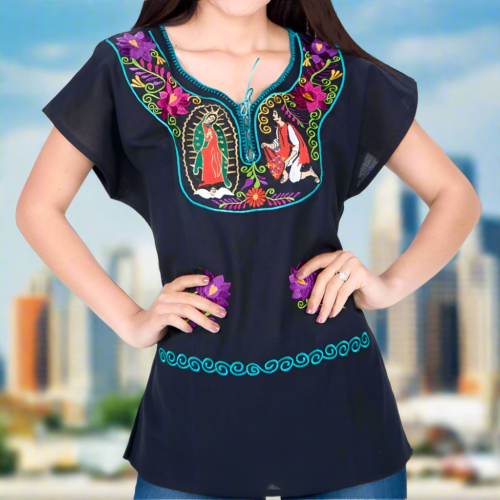 Camisas Bordadas Ropa Tipica Mexicana Por Mayoreo Blusas Mexicanas