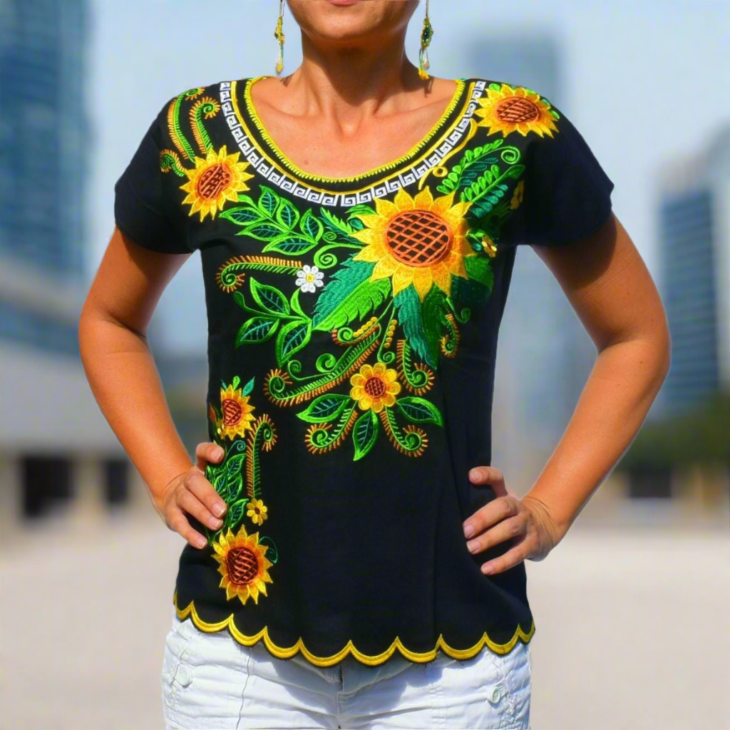 Blusas Bordadas Venta De Blusones Blusas Mexicanas Bordadas Blusa