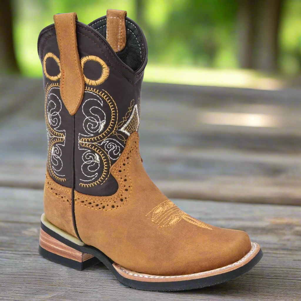 Botas Caña Botas De Gamuza Niños Vaqueras Botines Para Chiquitos