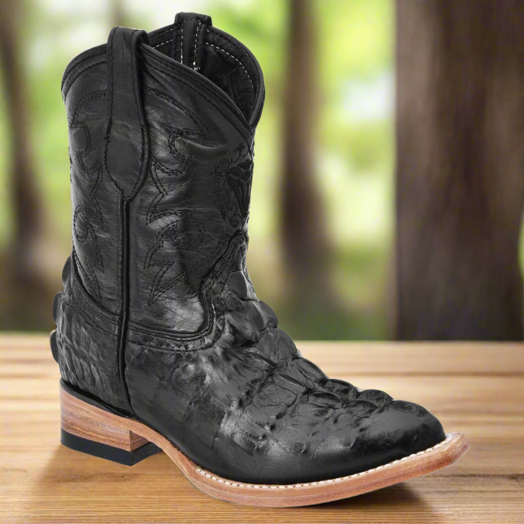 Botas Vaqueras Zapatos Cuadra Piel De Cocodrilo Western Wear
