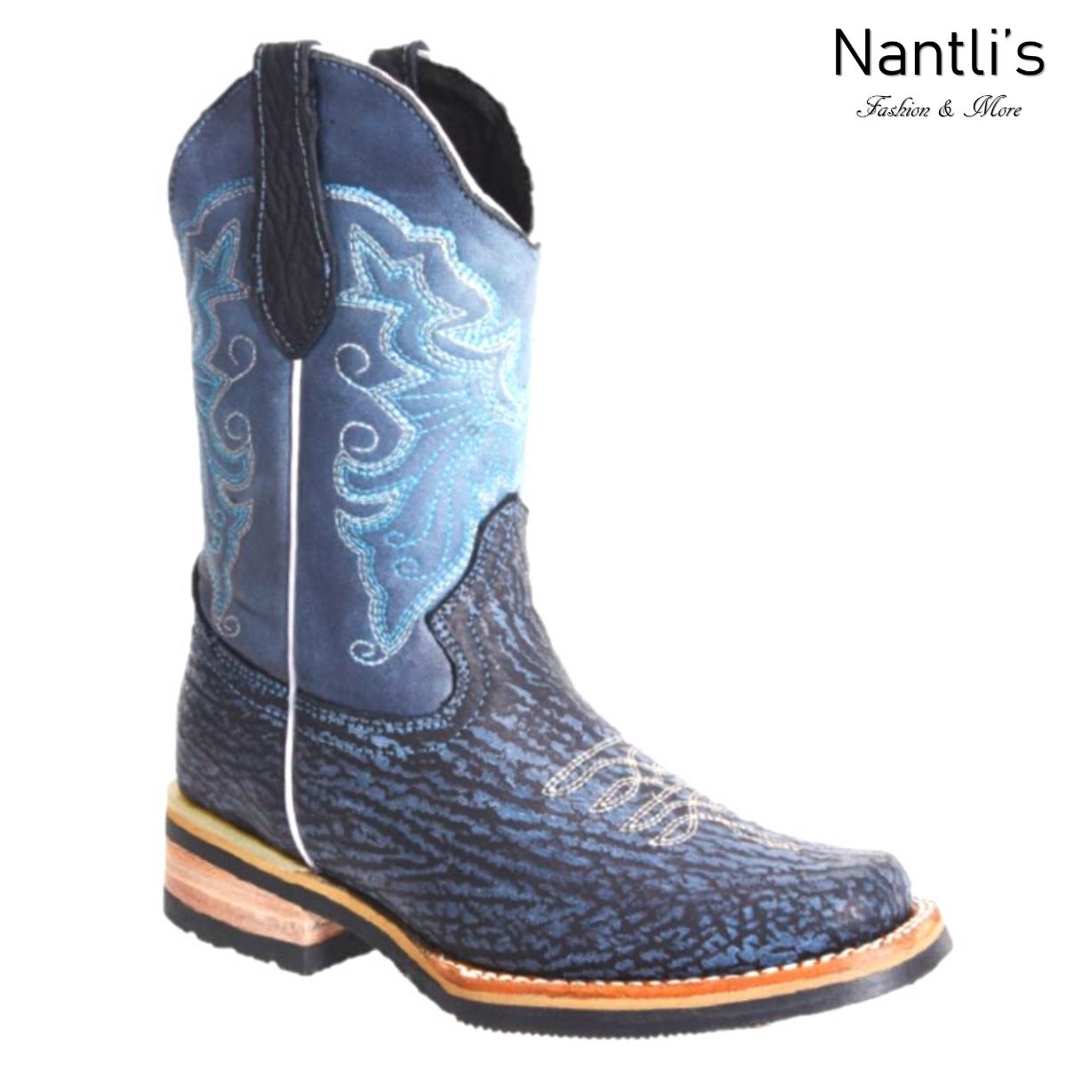 Botas Vaqueras ARIAT Patriot Para Niños - Cuero Y Camuflaje, Suela TPR, Comodidad 4LR