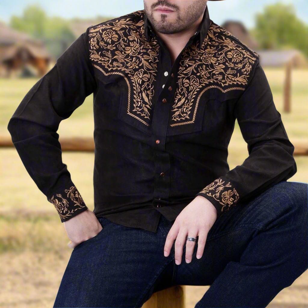 Camisa Vaquera para Hombre TM-WD0951 Western Shirt – Nantlis