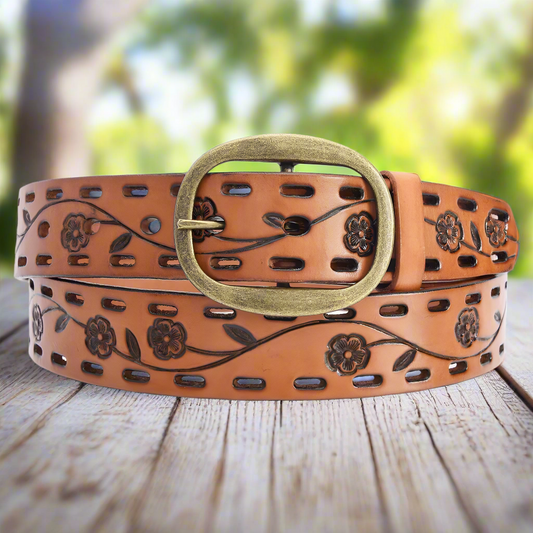 Cinturon de Piel TM-10353 Leather Belt