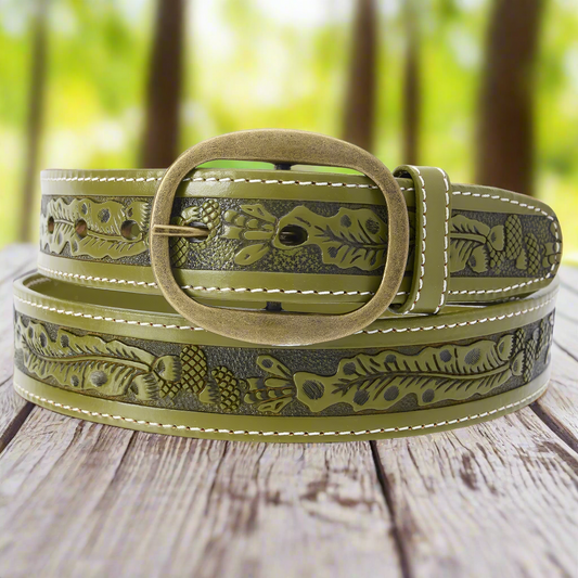 Cinturon de Piel TM-10363 Leather Belt