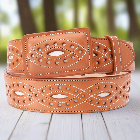 Cinturon de Piel TM-14256 Leather Belt