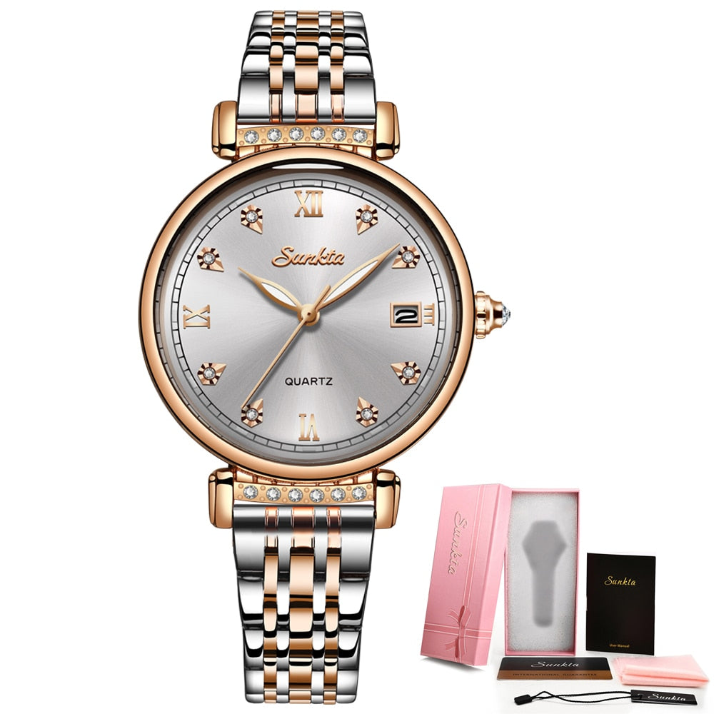 Reloj para Mujeres Women Watches Business Quartz Watch Ladies Female Wrist Watches Girl Clock Relogio Feminino