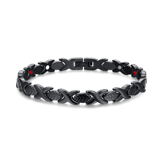 Women's Bracelet Pulsera para mujeres Steel Magnetic Bracelet Energy Stainless Steel Bracelet Women 7mm Magnetic Therapy