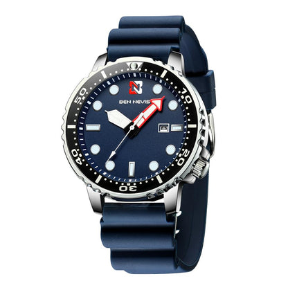 Reloj para Hombre  Men's Watches Fashion Analog Quartz Watch With Date Military Watch Waterproof Silicone Rubber Strap Wristwatch For Man