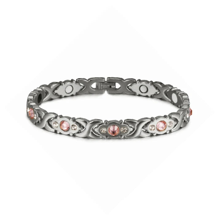 Women's Bracelet Pulsera para mujeres Energy Magnetic Bracelets for Women Health Bracelet Femme Stainless Steel Chain Link Bracelets