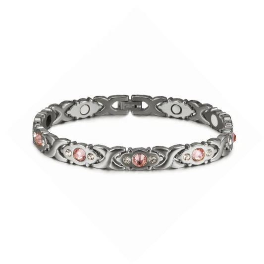 Women's Bracelet Pulsera para mujeres Energy Magnetic Bracelets for Women Health Bracelet Femme Stainless Steel Chain Link Bracelets