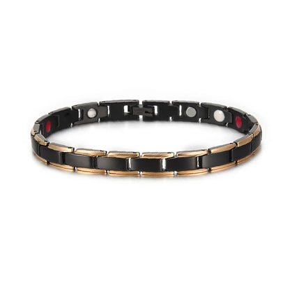 Men's Bracelet Pulsera para hombres Bracelet Male Chain Steel Magnetic Bracelet Benefits Wrist Band Magnetic Bracelets Men Women