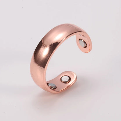 Anillo para Hombres o Mujeres Ring for Men or Women Magnetic Ring Mens Simple Adjustable Ringer Cuff Copper Rings