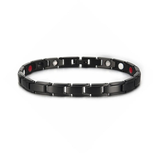 Men's Bracelet Pulsera para hombres Bracelet Male Chain Steel Magnetic Bracelet Benefits Wrist Band Magnetic Bracelets Men Women