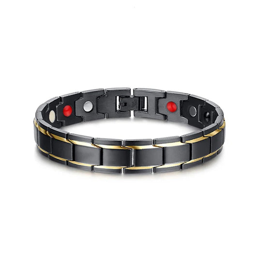 Men's Bracelet Pulsera para hombres Bracelet Male Chain Steel Magnetic Bracelet Benefits Wrist Band Magnetic Bracelets Men Women