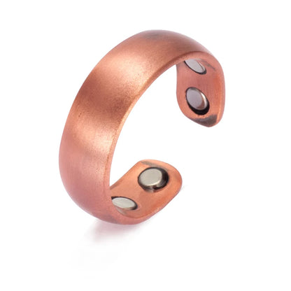 Anillo para Hombres o Mujeres Ring for Men or Women Magnetic Ring Mens Simple Adjustable Ringer Cuff Copper Rings