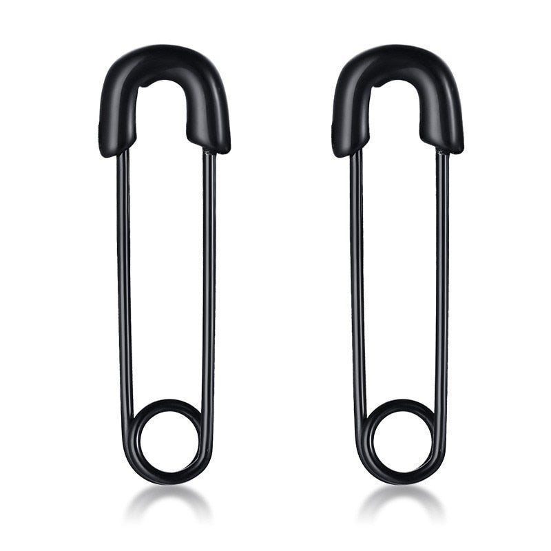Aretes para mujeres Unique Safety Pin Earrings for Women Jewelry Multi-functional pendientes femeninos